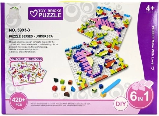 Puzzle de construcción de 420 piezas - 1 unidad