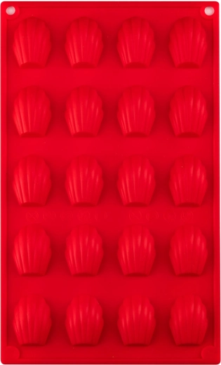 Molde de silicona para pracny 20 uds rojo Culinaria