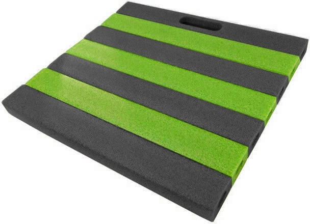 Almohadilla para arrodillarse de espuma EPE 35 × 30 × 3 cm, gris verdosa