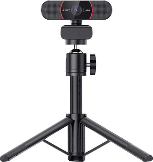 Cámara web EMEET SmartCam 4K con trípode
