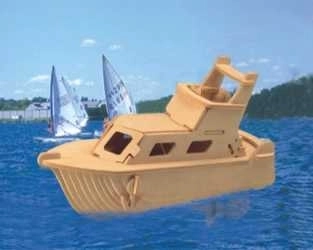 Woodcraft rompecabezas 3D de madera Yate