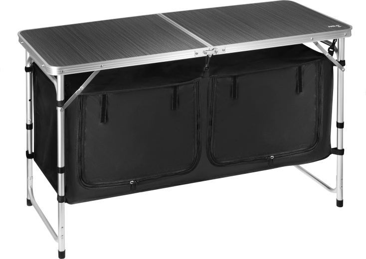 Mesa de camping plegable Nils Camp NC3405 con organizador