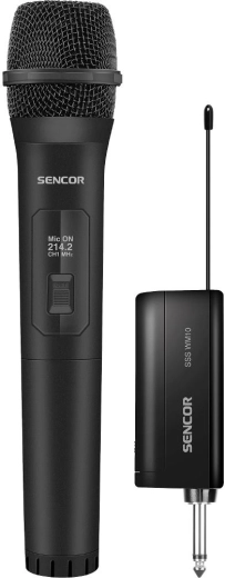 Micrófono inalámbrico Sencor SSS WM10 con receptor