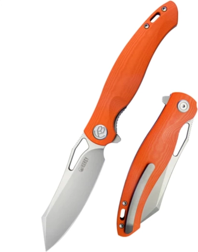 Navaja de bolsillo Kubey Drake 9,5 cm, G10 naranja