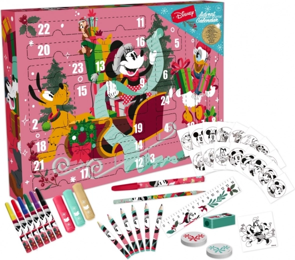 Calendario de Adviento DISNEY MINNIE – set creativo de material de escritura
