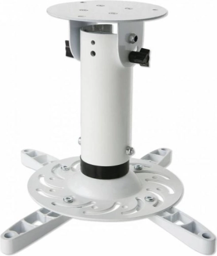 Soporte de techo para proyector 20 cm blanco