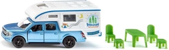 Juguete Ford F-150 pick-up con caravana camper