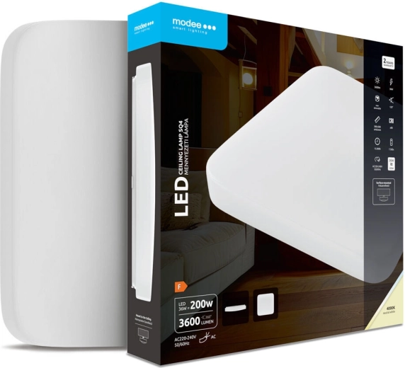 Lámpara LED de techo cuadrada Modee SQ4 36 W 4000 K 3600 lm