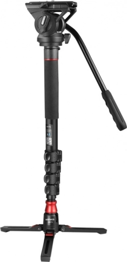 Neewer GM76 trípode y monopié de 179 cm con cabeza fluida