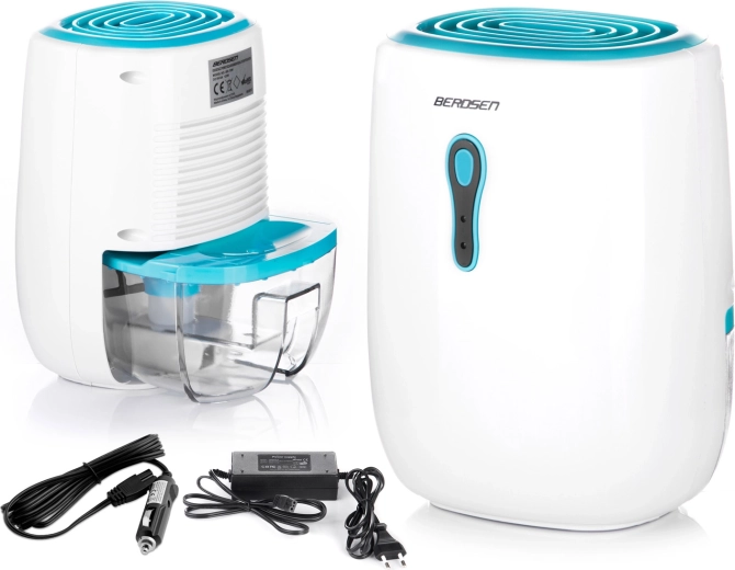 Deshumidificador de aire eléctrico Berdsen BR-70W con adaptador de coche 12 V