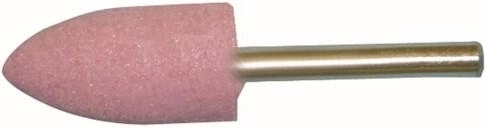 Cuerpo abrasivo ojival 20 × 40 mm con vástago de 6 mm – grano 60