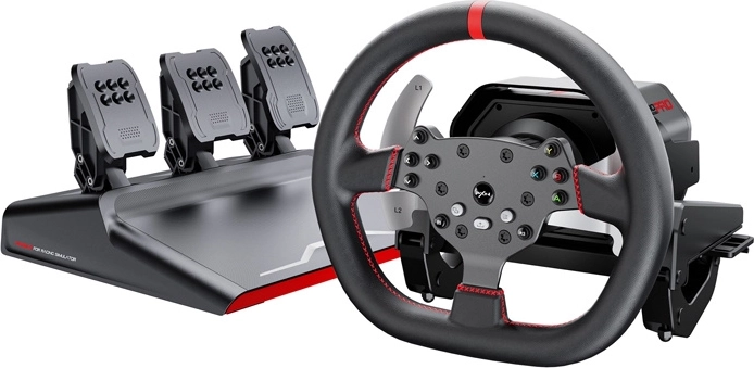 Volante de juegos y pedales PXN V10 Pro para PC, PS4, Xbox One y Xbox Series X|S