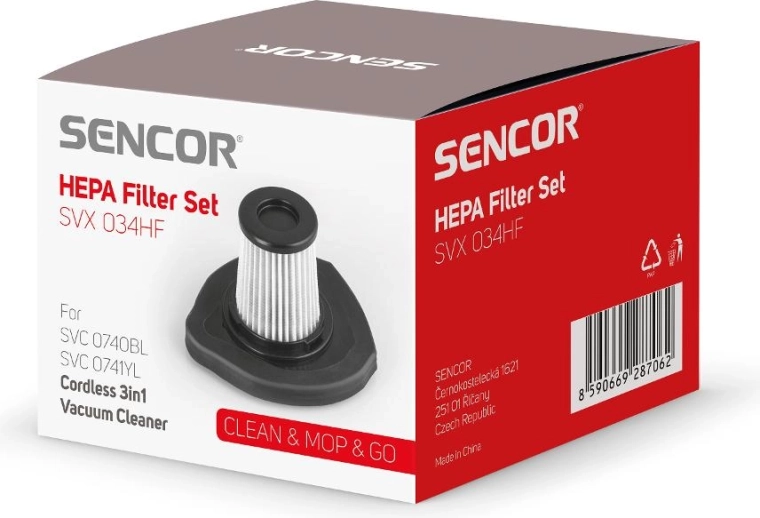 Filtro HEPA Sencor SVX 034HF para SVC 074x
