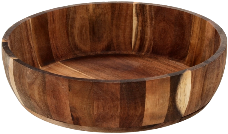 Cuenco de madera de acacia 30 cm