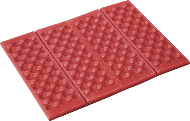 Asiento plegable de espuma NILS Camp rojo