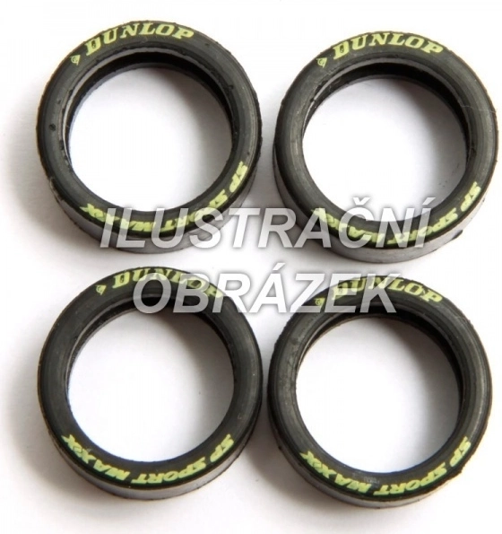Neumáticos para BMW 3.5 CSL para circuito de slot EVO/D132 (4 uds.)