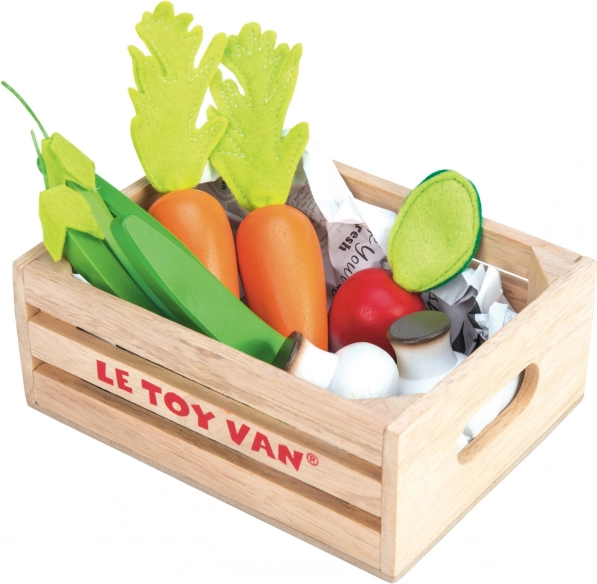Caja de madera con verduras LE TOY VAN