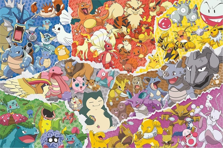 Puzle de 5000 piezas Pokémon