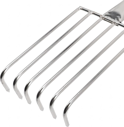 6 dientes metálicos resistentes