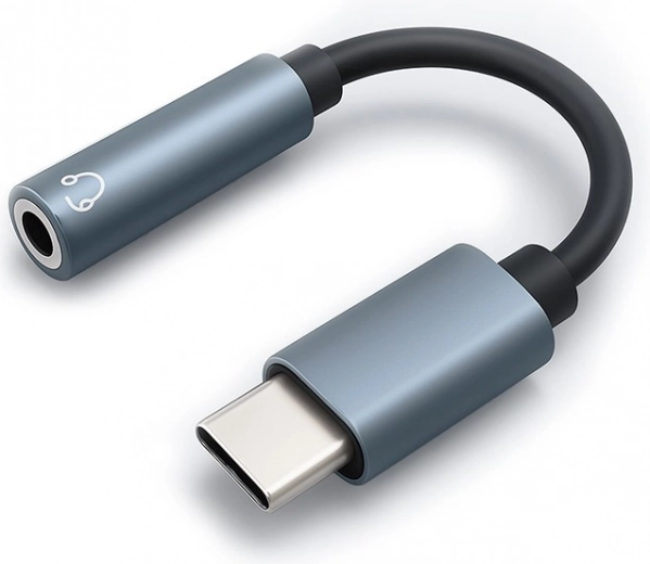 Adaptador USB-C a Jack 3,5 mm 10 cm