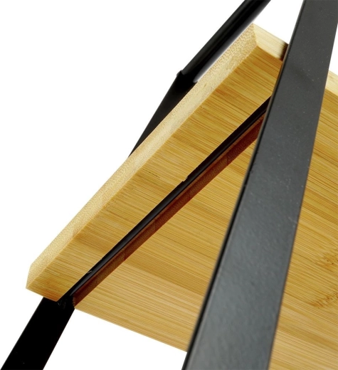 Estantes de bambú natural