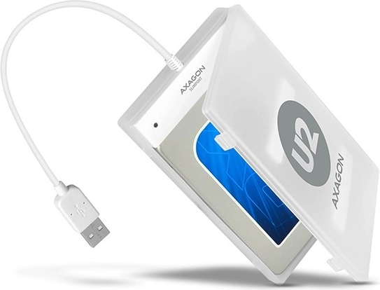 Adaptador USB 2.0 a SATA para conexión rápida de SSD/HDD de 2,5" con carcasa