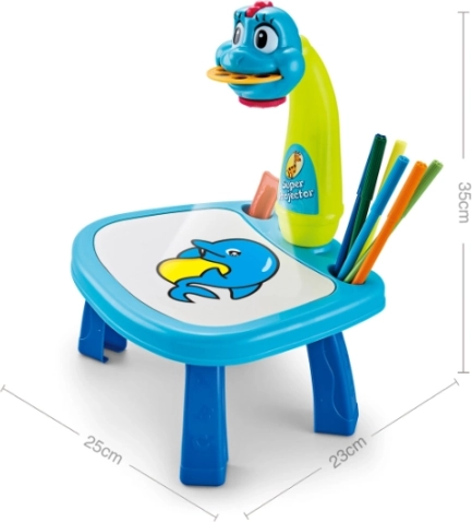 Mesa con forma de dinosaurio