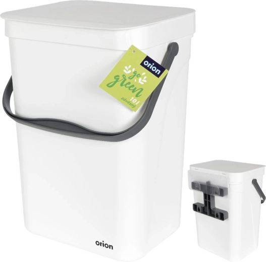Cubo de basura colgante 10 l Orion – blanco