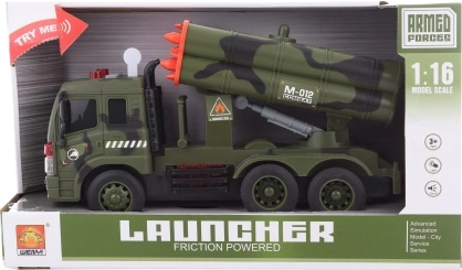 Coche militar con misiles para niños