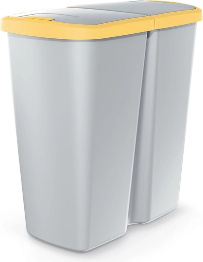 Papelera Prosperplast Compacta Q Duo 45 l para clasificación de residuos