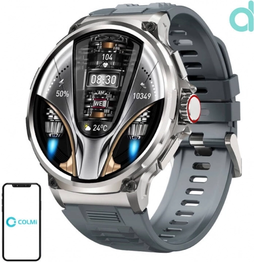 Reloj inteligente Colmi V69 plateado