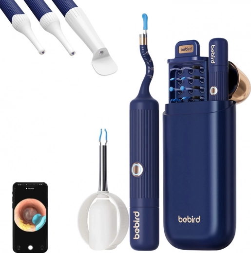 Otoscopio con cámara Bebird EarSight Plus (azul)