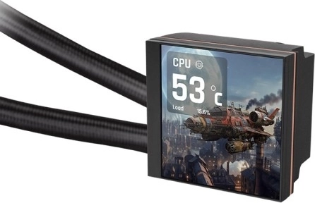 Gran pantalla LCD de 3,95" para monitorización y estilo