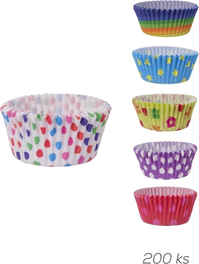 Moldes de papel para mini muffins Orion 4 cm - 200 unidades