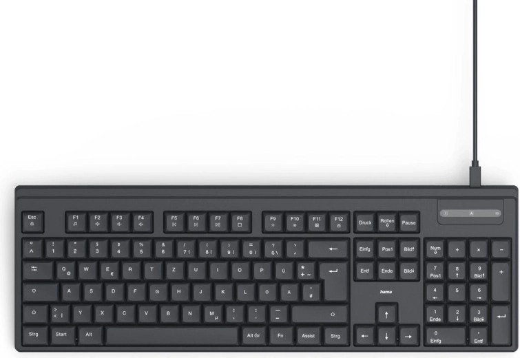 Teclado con cable Hama CK-100 negro