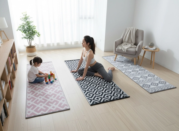 Comodidad para relajarse, hacer ejercicio y el juego infantil