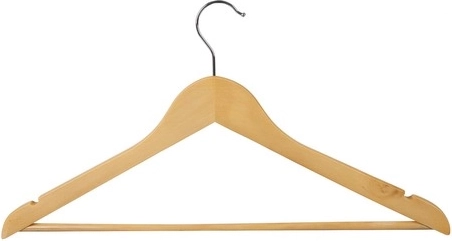 Barra para pantalones y gancho metálico giratorio