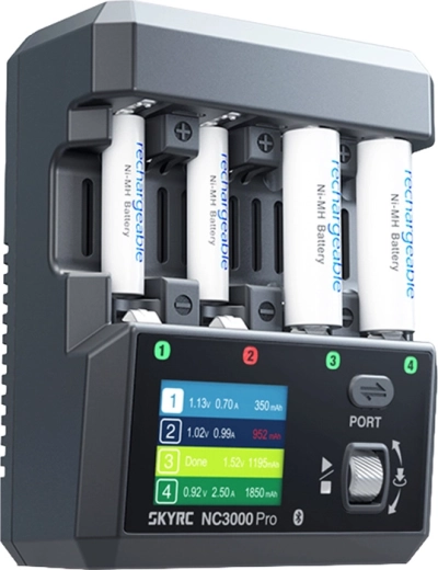 Cargador de baterías SkyRC NC3000 Pro para AA/AAA NiMH y NiCd