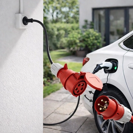 Carga segura 16 A / 3,5 kW para cargadores EV móviles