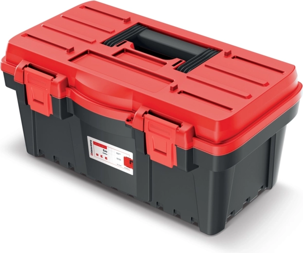 Maletín para herramientas EVO sin compartimentos, rojo