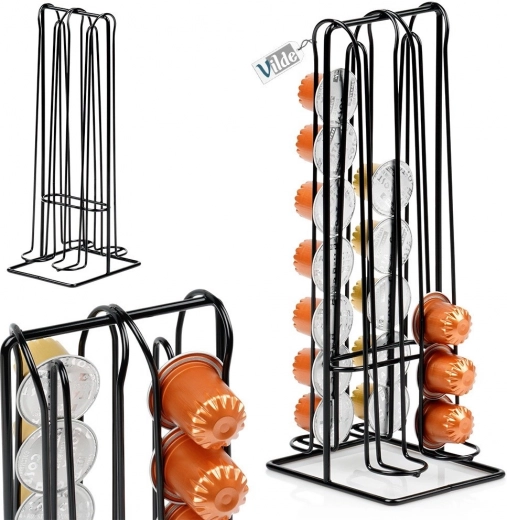 Metal negro resistente y base estable