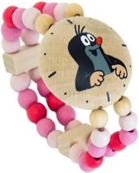 Reloj infantil para niña Detoa con Krtek rosa