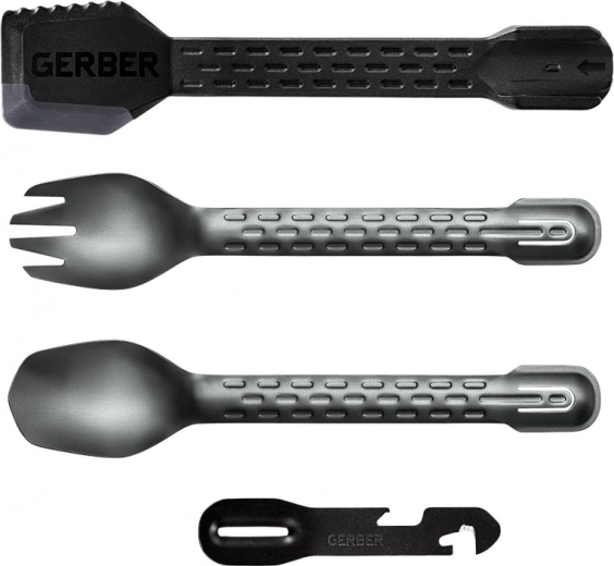 Gerber ComplEAT Cook Eat Clean Tong Onyx – cubiertos multifunción para exterior
