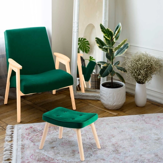 Complemento con estilo para el sillón y para un rincón moderno
