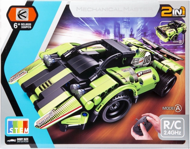 Kit de construcción coche RC 2 en 1 - 1 pieza
