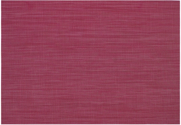 Mantel individual tejido para mesa 45 × 30 cm, rojo vino
