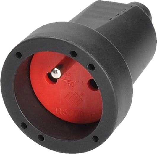 Enchufe directo Solight IP20 negro - 1 pieza