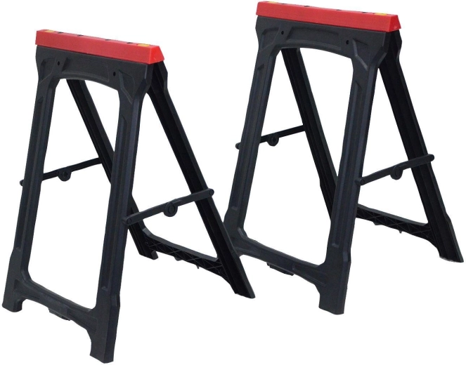 Caballete de trabajo plegable de PP, 2 uds
