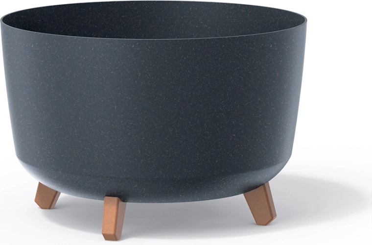 Maceta Gracia Standard Eco Wood 20 cm – antracita