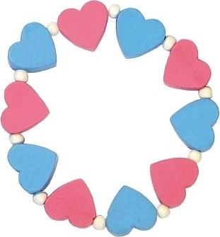 Detoa pulsera infantil con corazoncitos